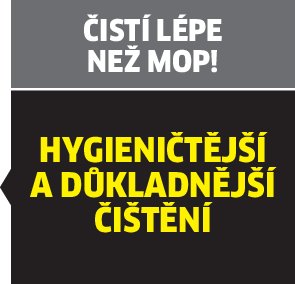 Čistí lépe než mop