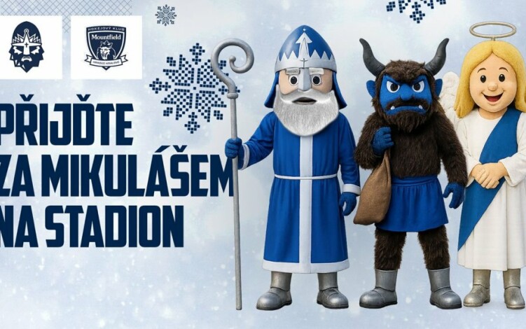 Mikuláš na zimáku Rytířů Kladno