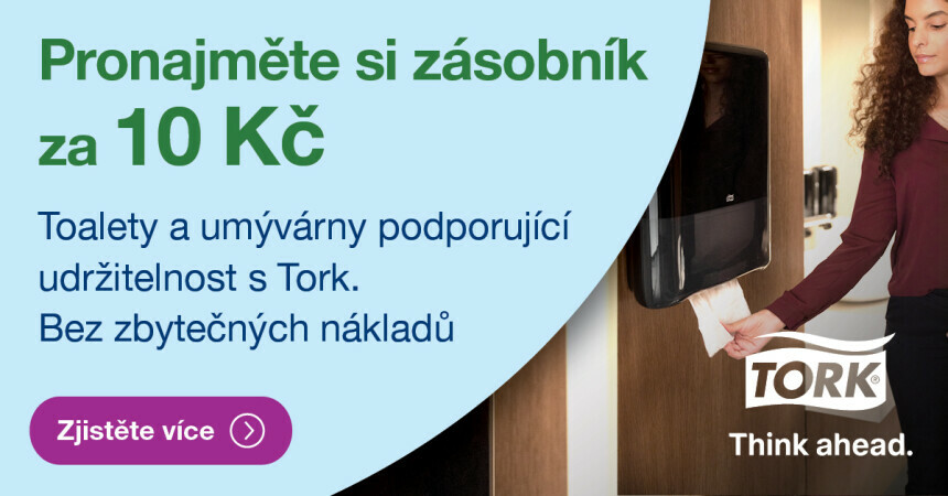 Pronájem zásobníků Tork  na toaletní papír