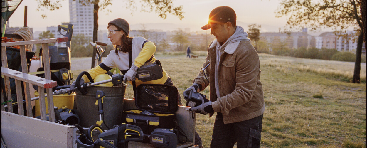 Profesionální zahradní technika