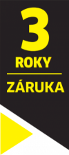 3 roky záruka