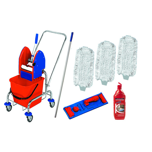 Akce kompletní sada úklidový vozík CLAROL 1x17 l