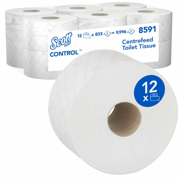Toal. papír Scott® Control™ - role se středovým odvinem / 204 m
