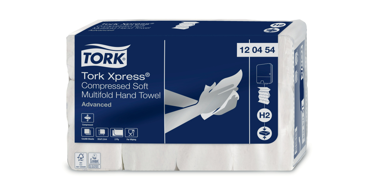 Tork Xpress® stlačené jemné papírové ručníky Multifold (H2) 120454 ...