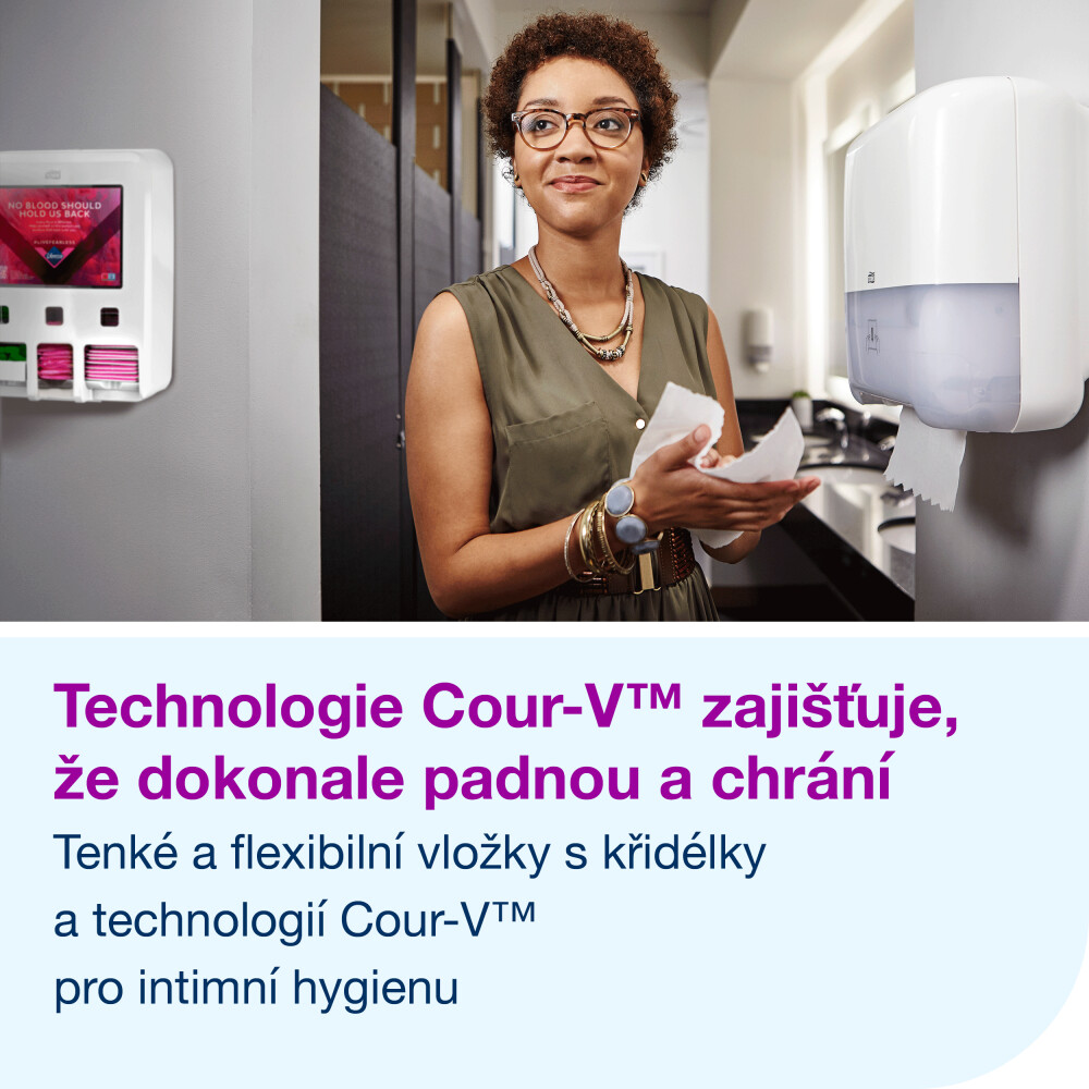 Libresse vložky Ultra Regular+ s křidélky - do zásobníku Tork (2×150 ks)