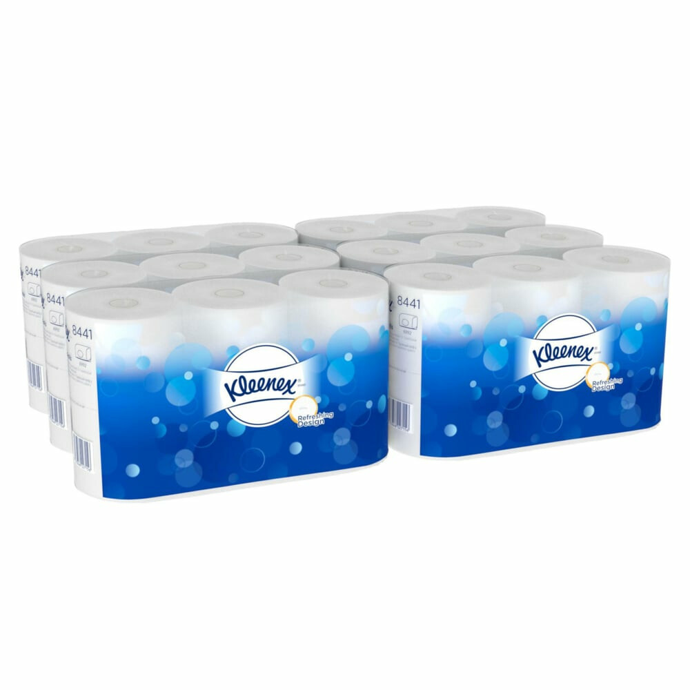 Toaletní papír v roličkách KLEENEX® 2vrstvý, 600 út./rol
