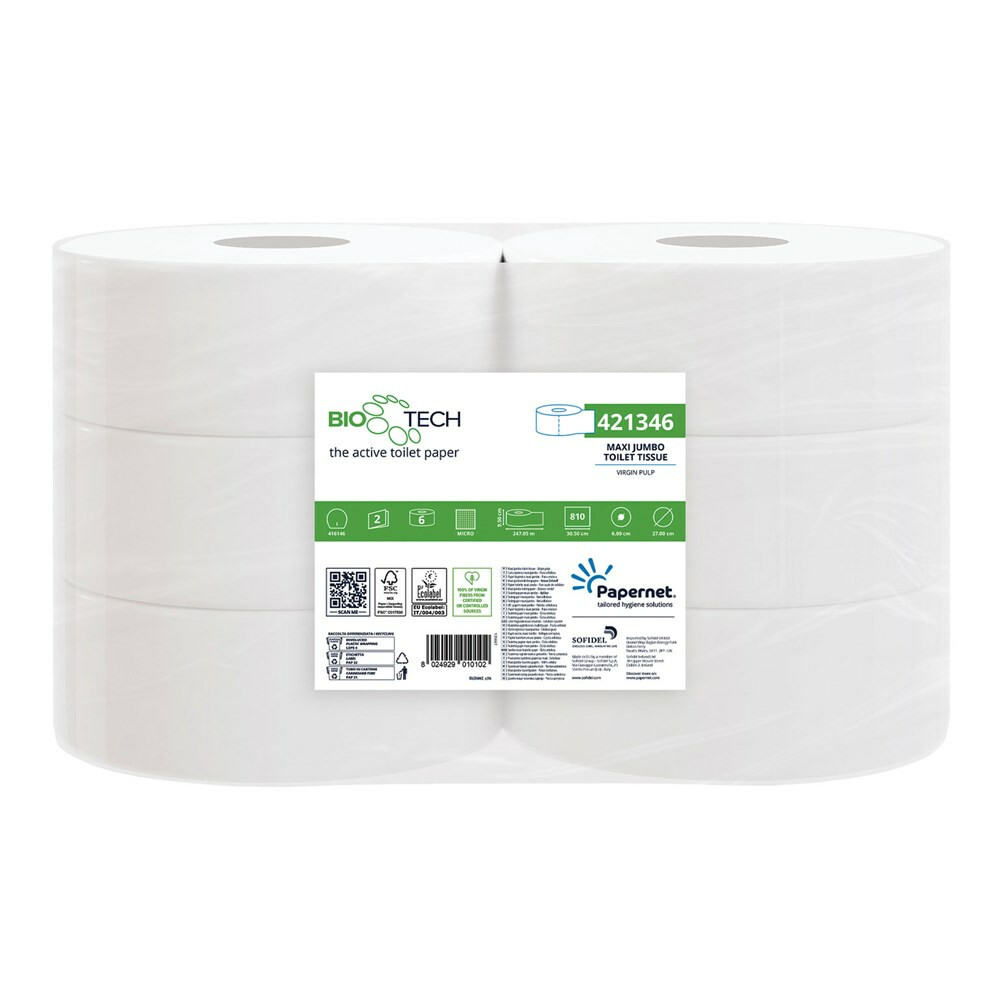 Toaletní papír Jumbo Superior BioTech průměr 27 cm