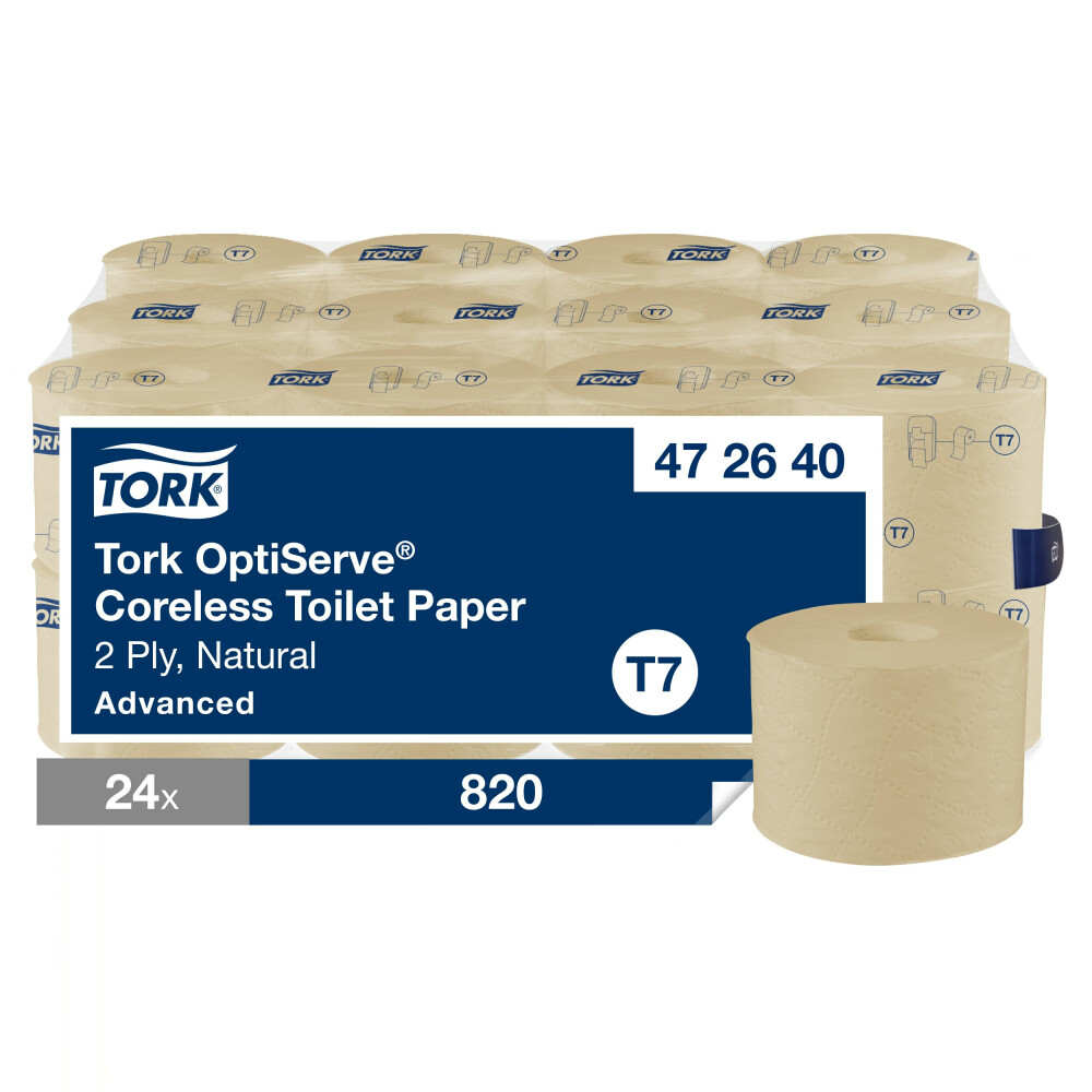 Tork OptiServe® bezdutinkový toaletní papír natural