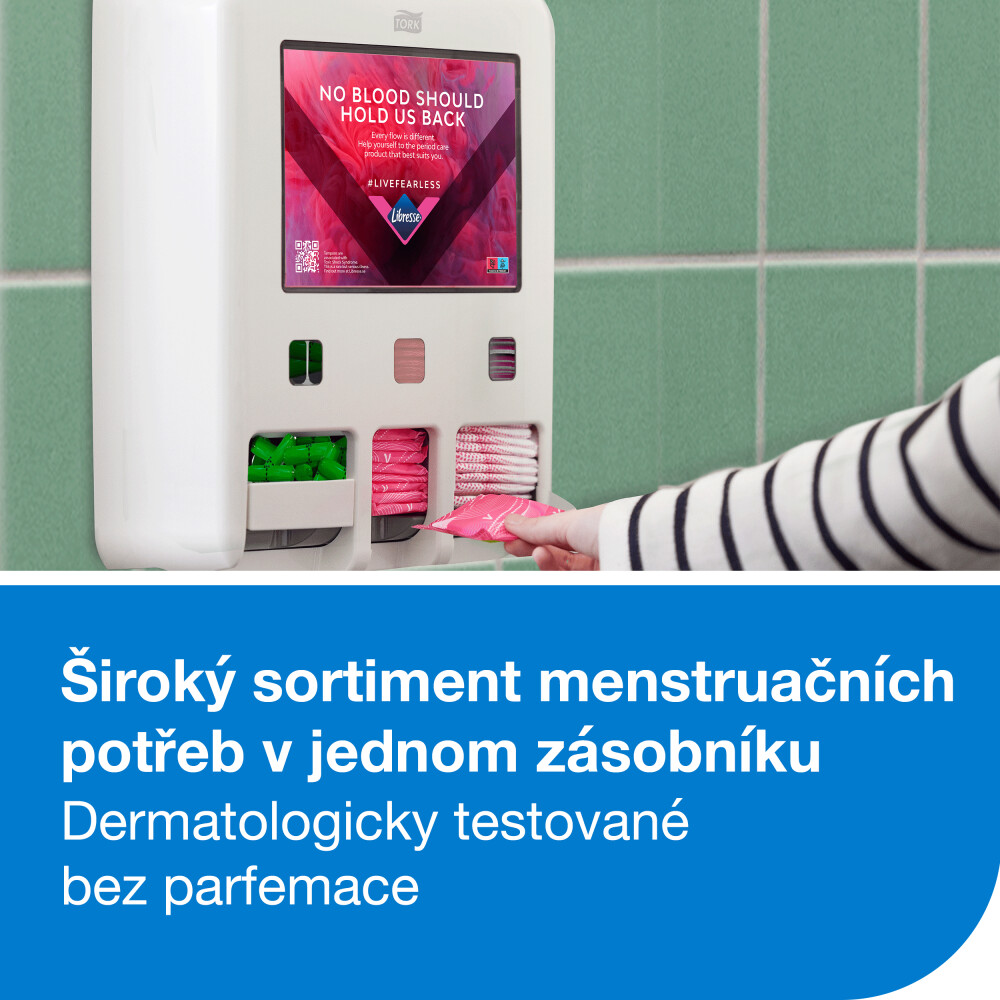 Zásobník Tork na vložky a tampóny Libresse