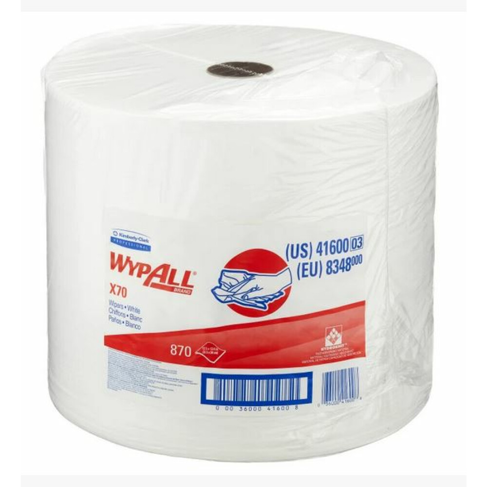 WypAll® X70 průmyslové utěrky v roli - bílé