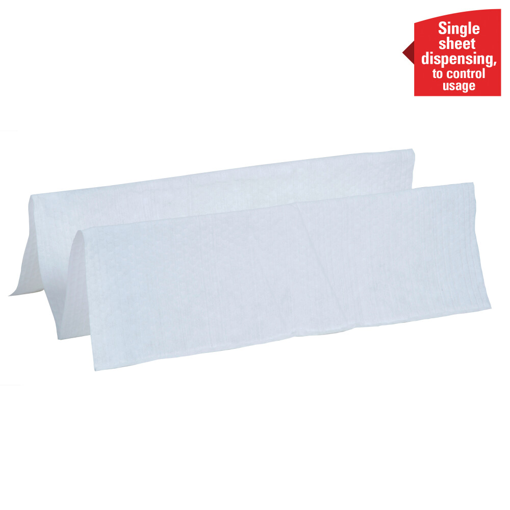 WypAll® X70  průmyslové utěrky skládané - bílé