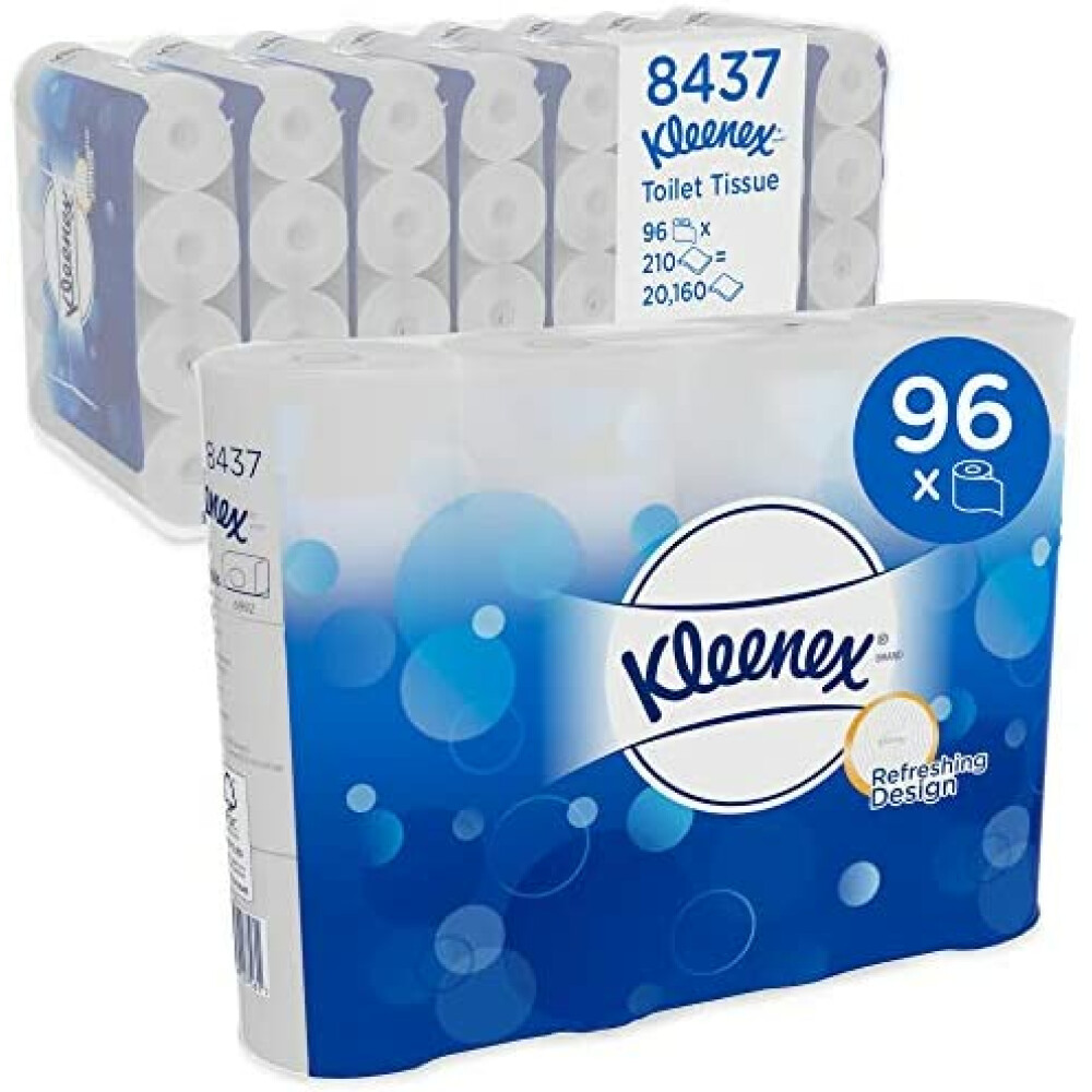 Toaletní papír Kleenex  balíček 12 rolí, v roli 210 útržků