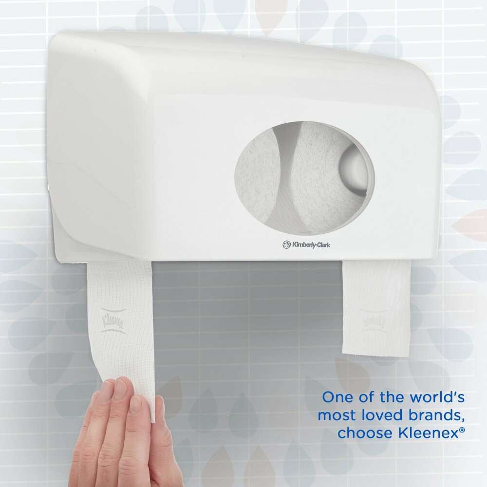 Toaletní papír v roličkách KLEENEX® 2vrstvý, 600 út./rol