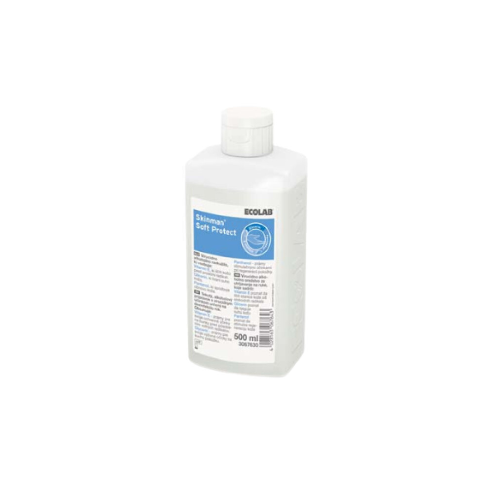 Ecolab SKINMAN SOFT PROTECT 500 ml - alkohol. dezinfekce rukou s vit. E (24 ks/kar)