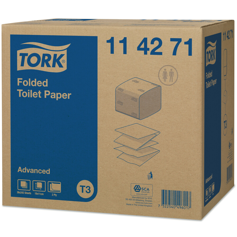 Tork Folded toaletní papír Advanced (T3)