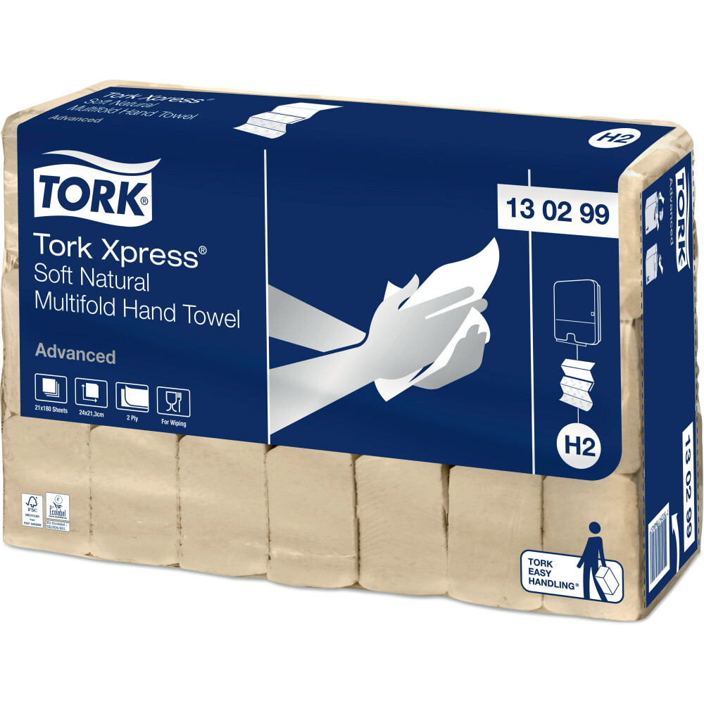 Tork Xpress® jemné papírové ručníky Multifold natural (H2)