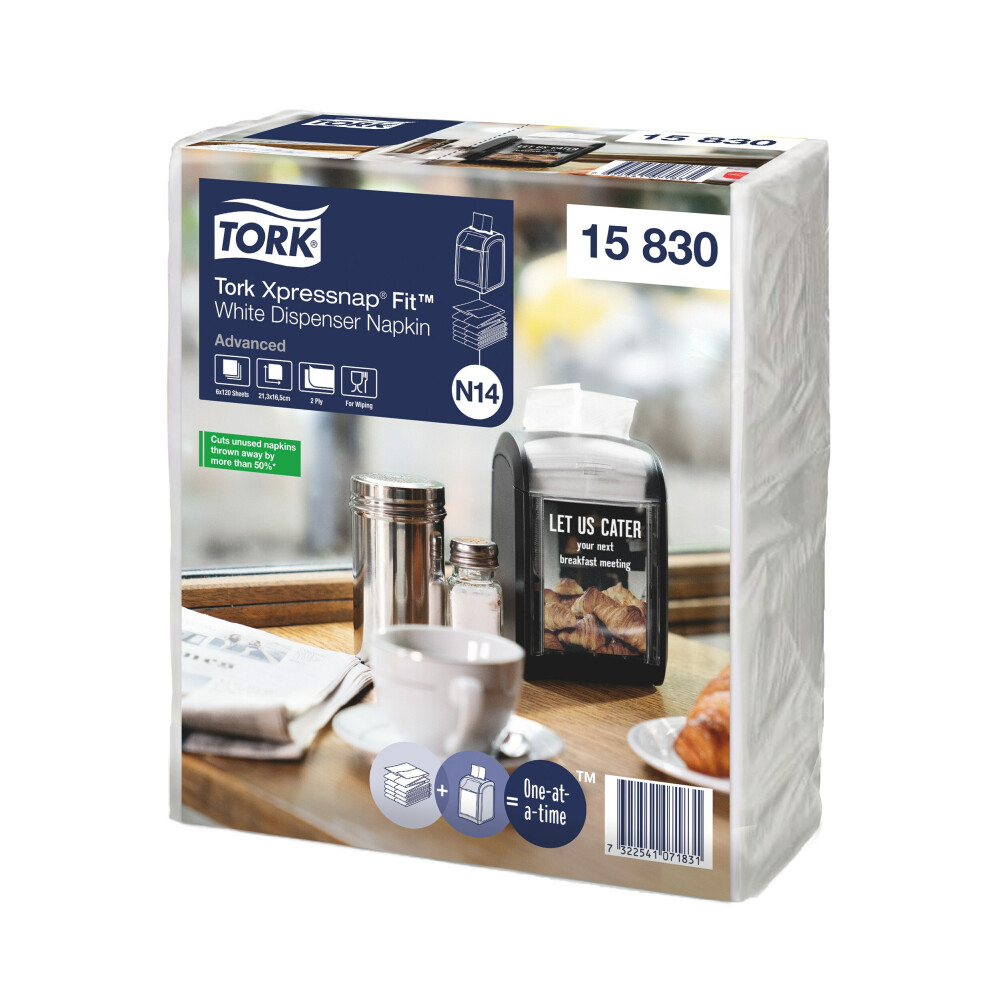 Tork Xpressnap Fit® bílé ubr.do zás.  (N14)