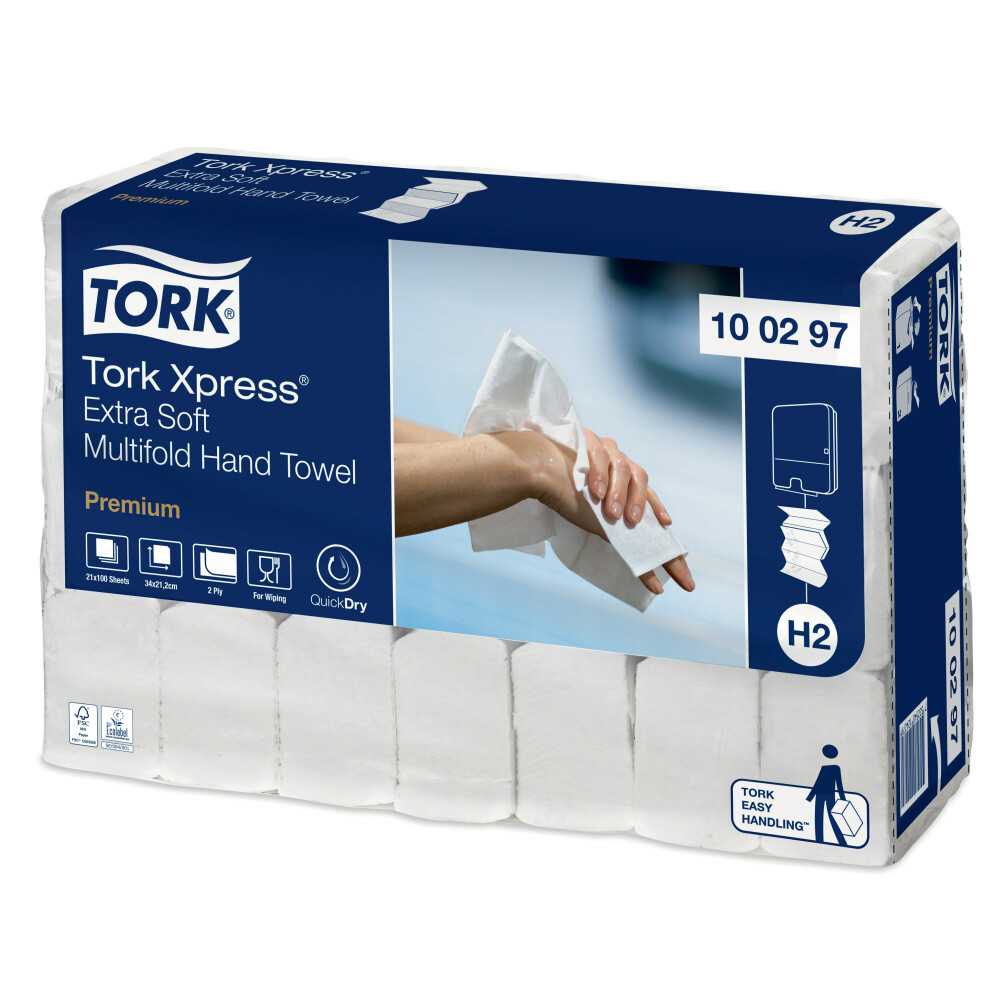 Tork Xpress® extra jemné papírové ručníky Multifold (H2)