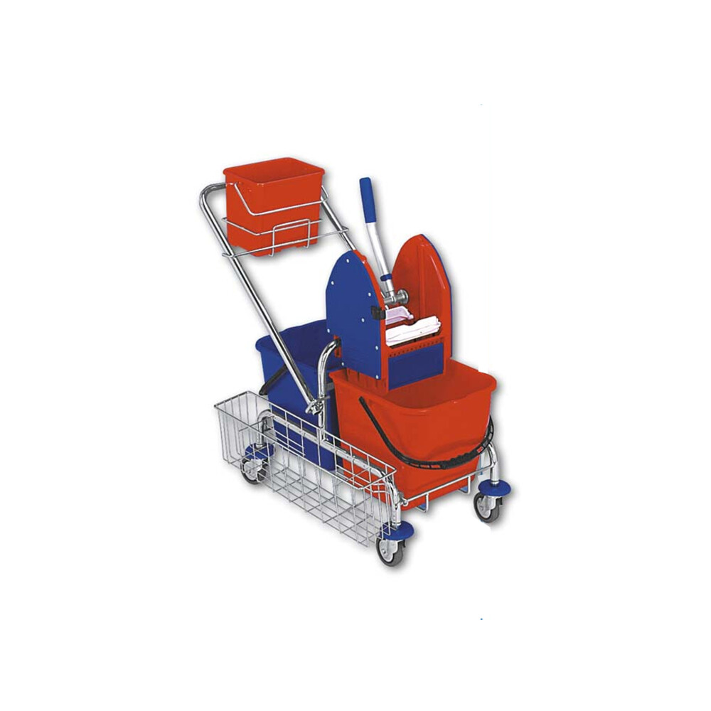 Úklidový vozík CLAROL 2x17 PLUS - plná výbava