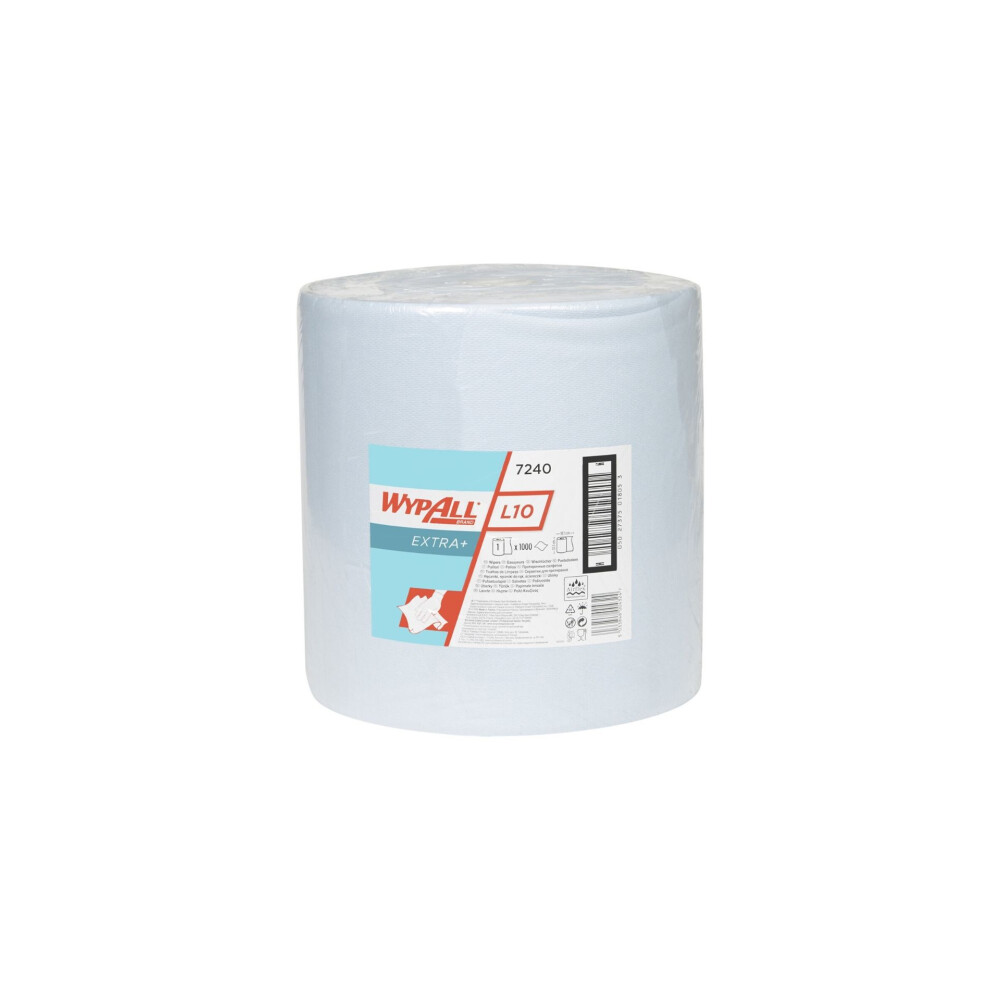 WypAll® L10 průmyslové utěrky v roli, 1vrstvé - modré