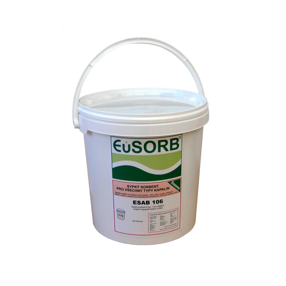 Sorbent úklidový keramický ESAB106 - 6 kg kbelík