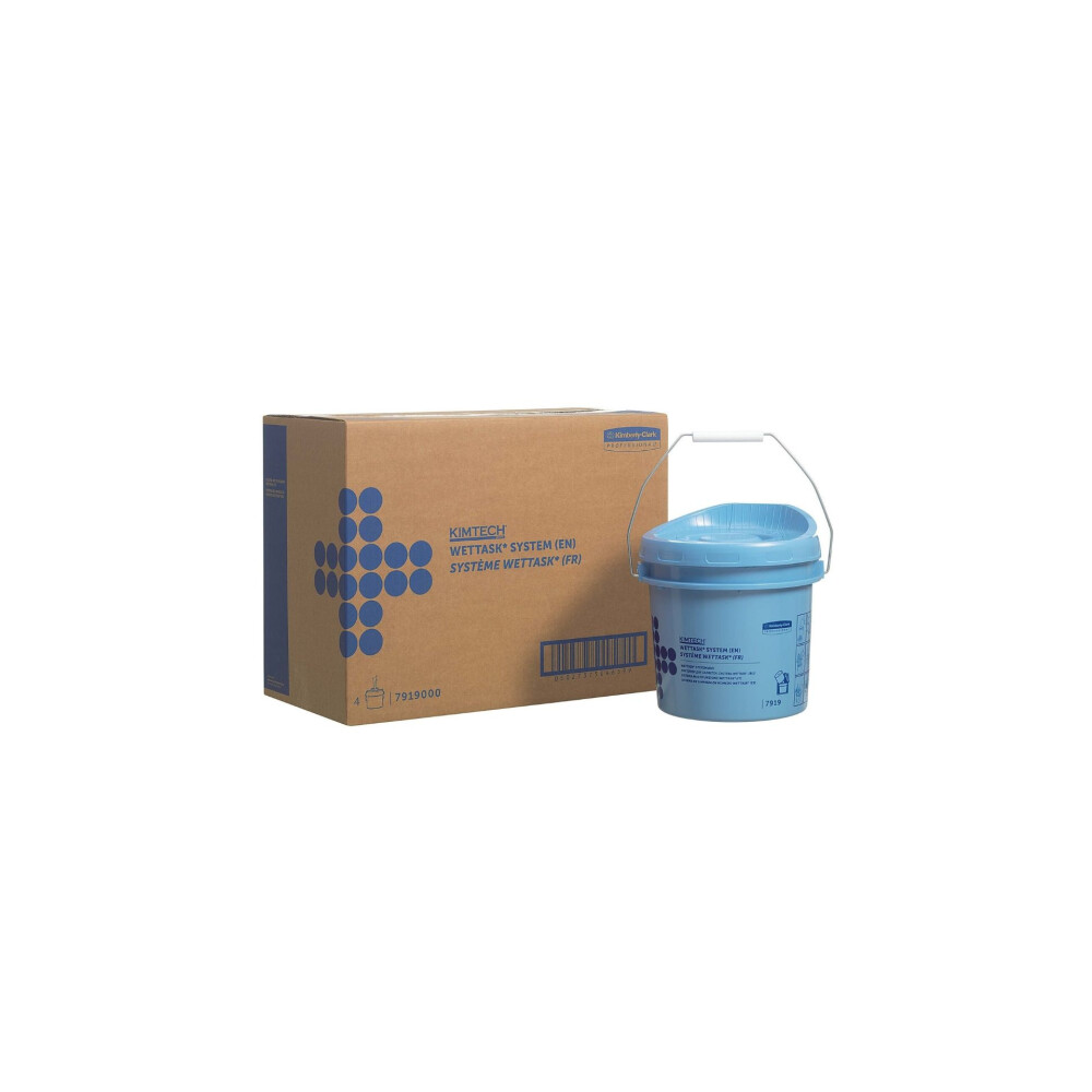 WETTASK* Zásobník na role utěrky - kbelík / modrá