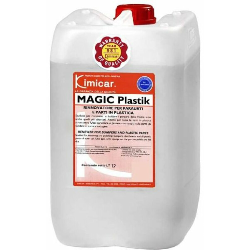 Kimicar Magic Plastik 12 l - ochranné leštidlo na nárazníky, lišty, motory