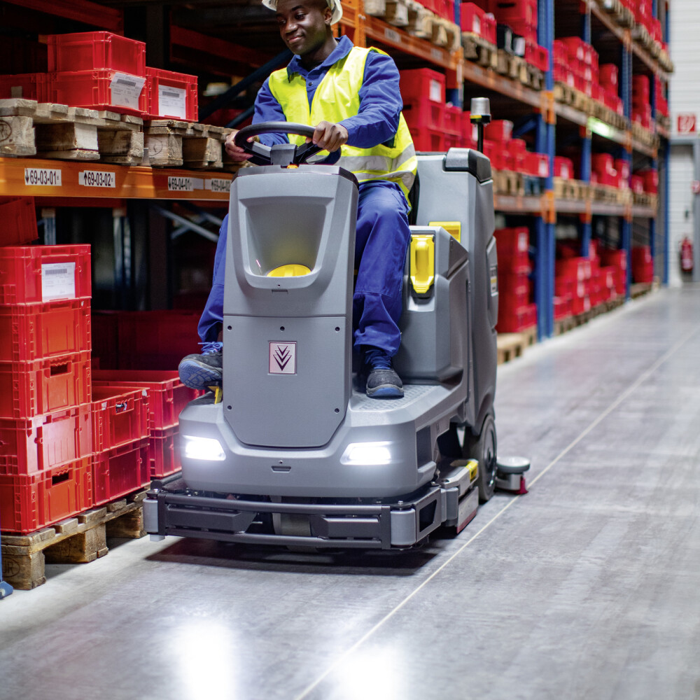 Podlahový mycí stroj B 110 R Bp Pack 160 Ah Li+Dose+SSD+R75