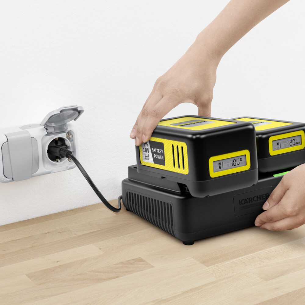 Fast battery recharger Battery Power 18