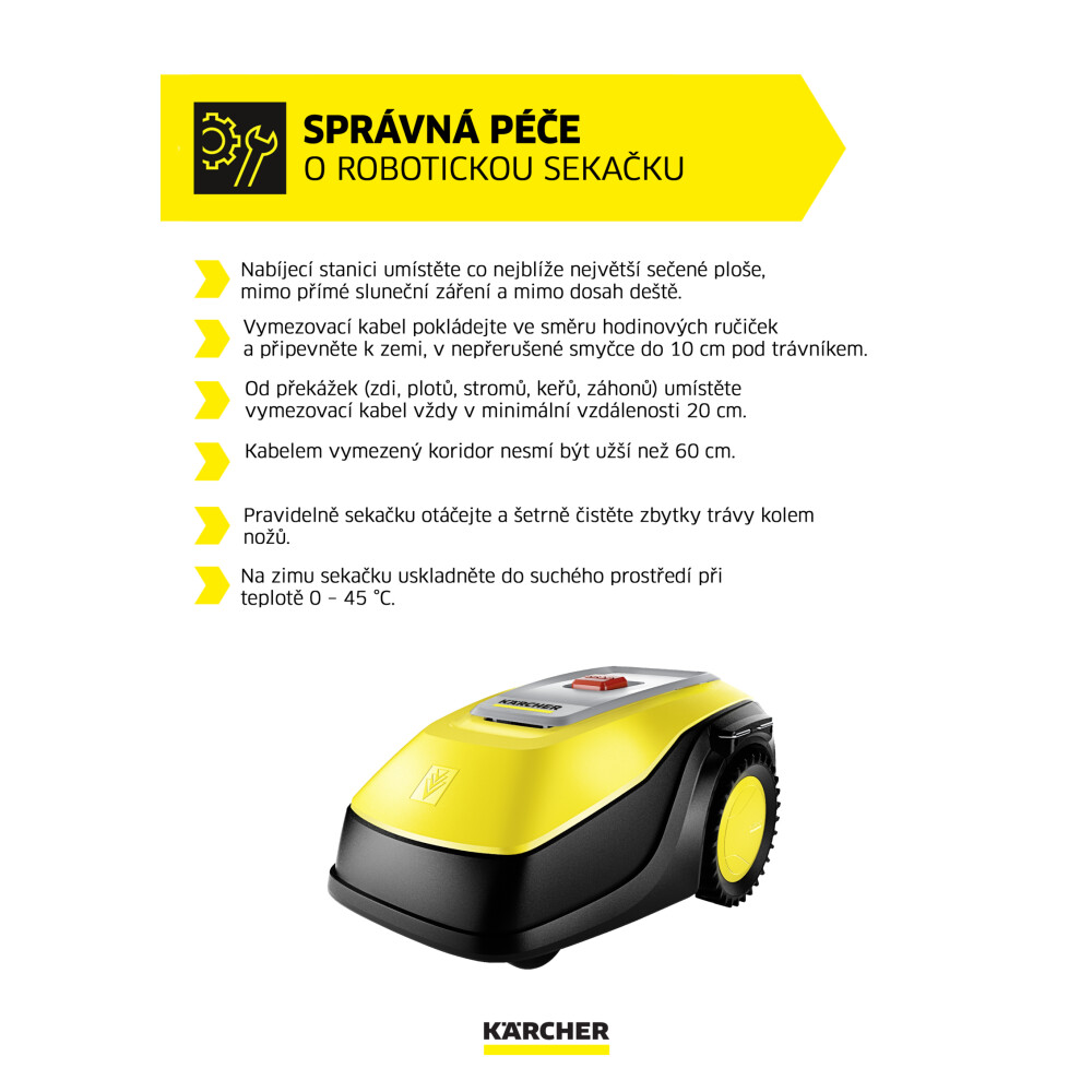 Robotická sekačka Kärcher RLM 4