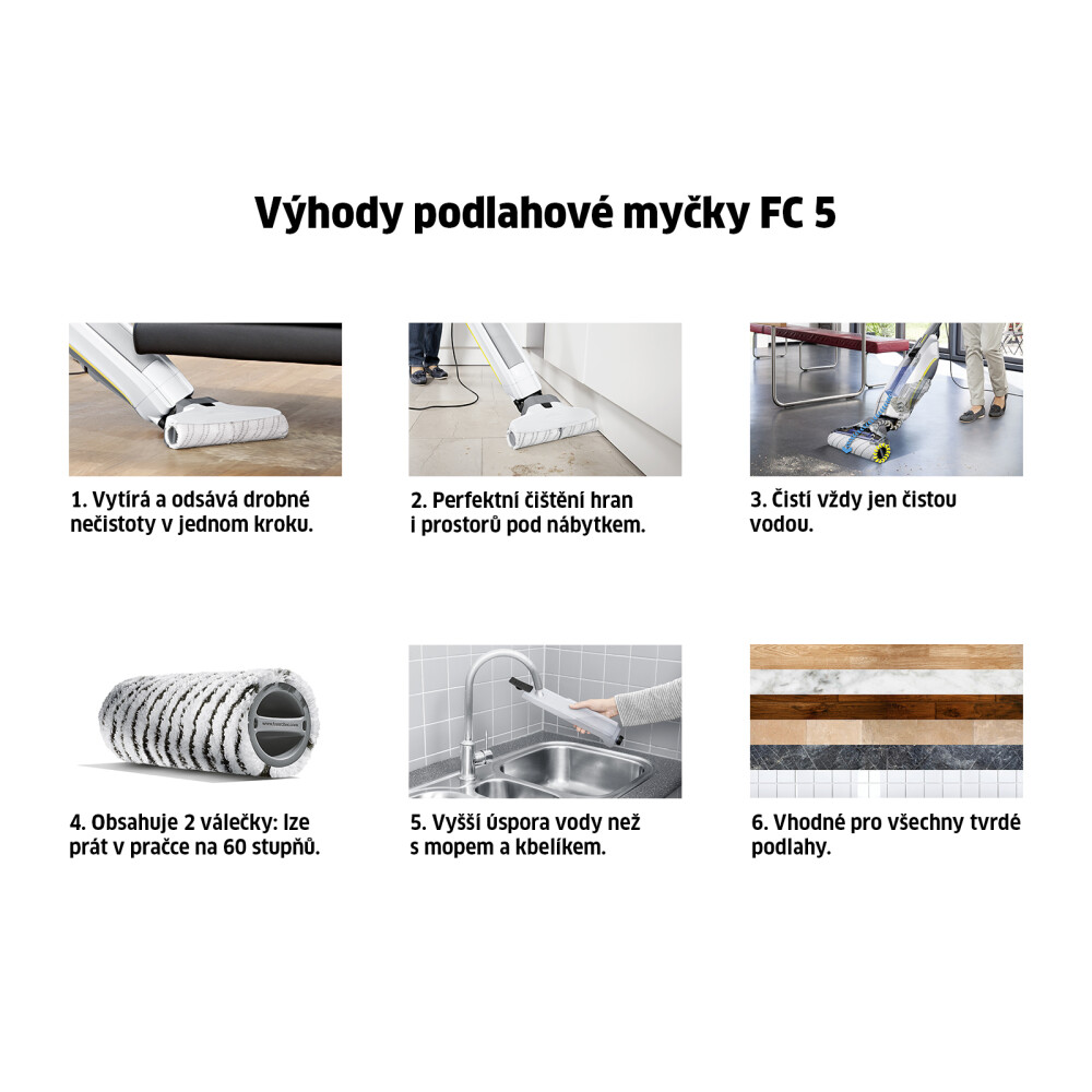 PODLAHOVÁ MYČKA FC 5 PREMIUM