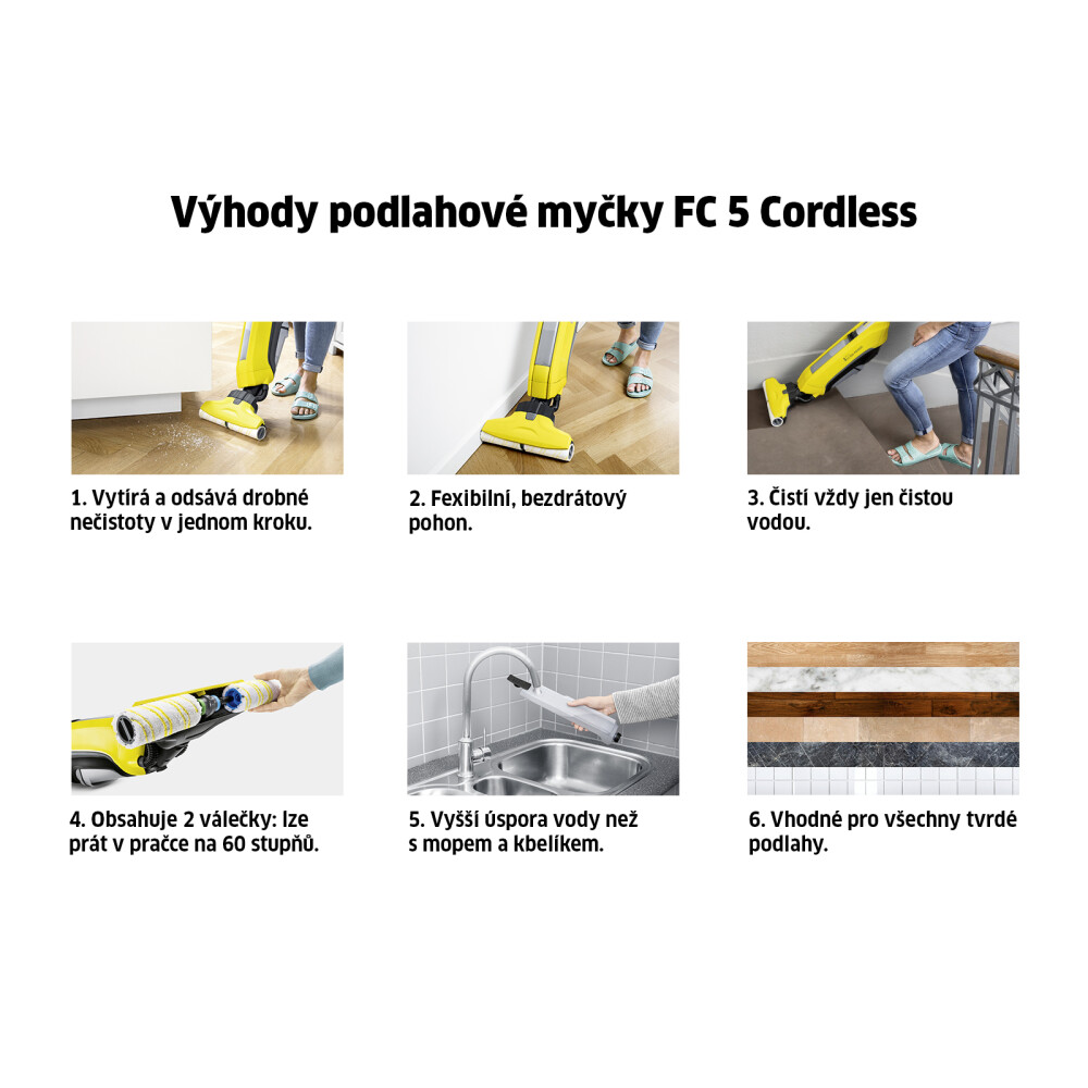 PODLAHOVÁ MYČKA FC 5 CORDLESS