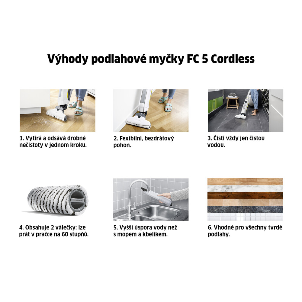 PODLAHOVÁ MYČKA FC 5 CORDLESS PREMIUM