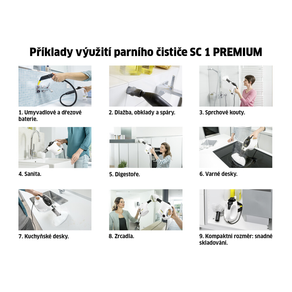 PARNÍ ČISTIČ SC 1 PREMIUM