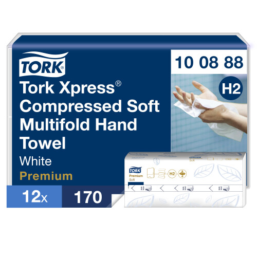 Tork Xpress® stlačené jemné papírové ručníky Multifold (H2)