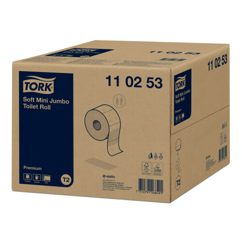 Tork mini jemný toaletní papír v roli Jumbo Premium (T2)