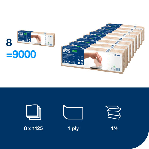 Tork Xpressnap® Natural ubrousek do zásobníku (N4)