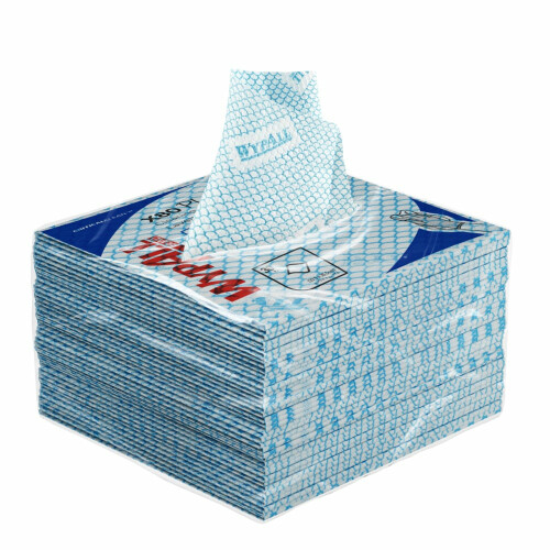 WypAll® X80 Plus průmyslové utěrky, 1/4 sklad - modré