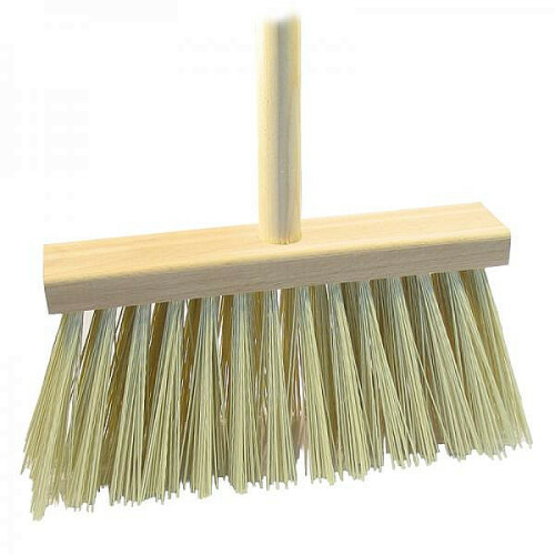 Koště chodníkové s holí 120cm - zatloukané