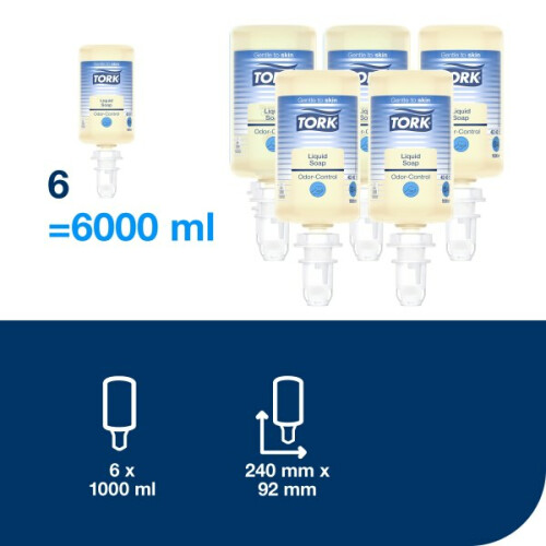 Tork tekuté mýdlo na ruce neutralizující zápach 1 000 ml (S4)