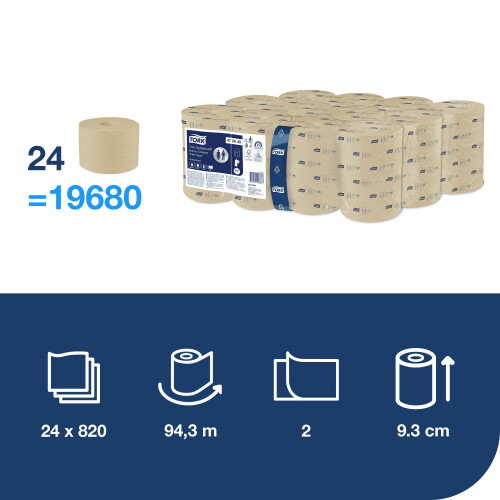 Tork OptiServe® bezdutinkový toaletní papír natural