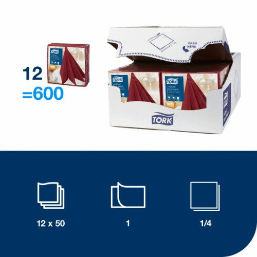 Tork Linstyle® burgundy ubrousek-večeře