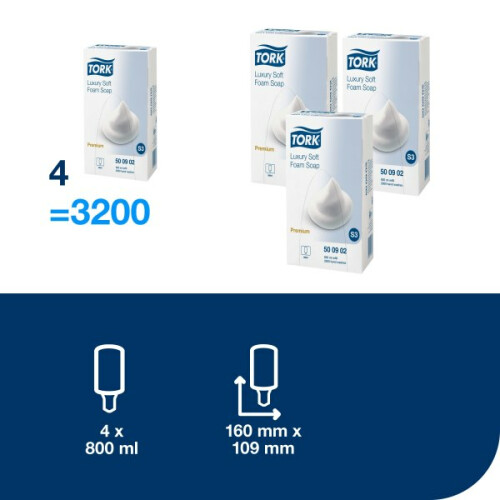 Tork Premium pěnové mýdlo - 800 ml (S34)