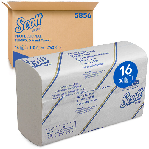 Kimberly Clark - SCOTT Slimfold papírové ručníky