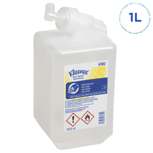 KLEENEX gelová alkoholová dezinfekce na ruce - kazeta / 1000ml
