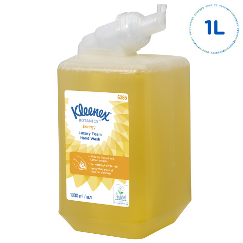 KLEENEX ENERGY Luxusní čistící pěna - 1 L / žlutá