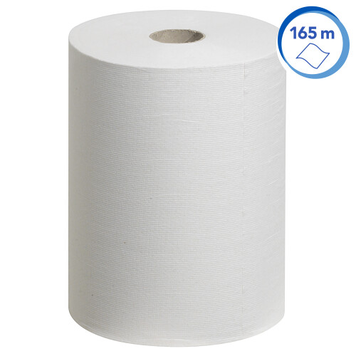 Papírové ručníky v roli SCOTT® Slimroll - bílé, 6 rolí á 165 m/kar