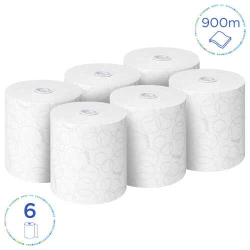 Papírové ručníky v roli KLEENEX® Ultra - bílé, 6 rolí á 150 m/kar