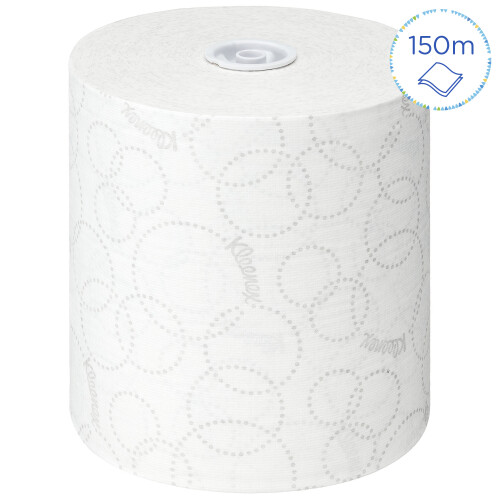Papírové ručníky v roli KLEENEX® Ultra - bílé, 6 rolí á 150 m/kar