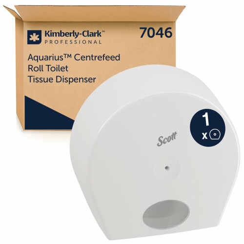 Zásobník na toal. papír Scott® Control role s centr. odvinem / bílé Jumbo